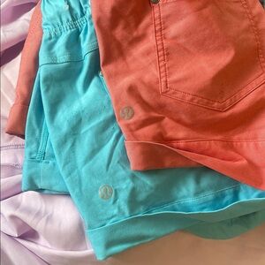 lululemon shorts size 6& size 8